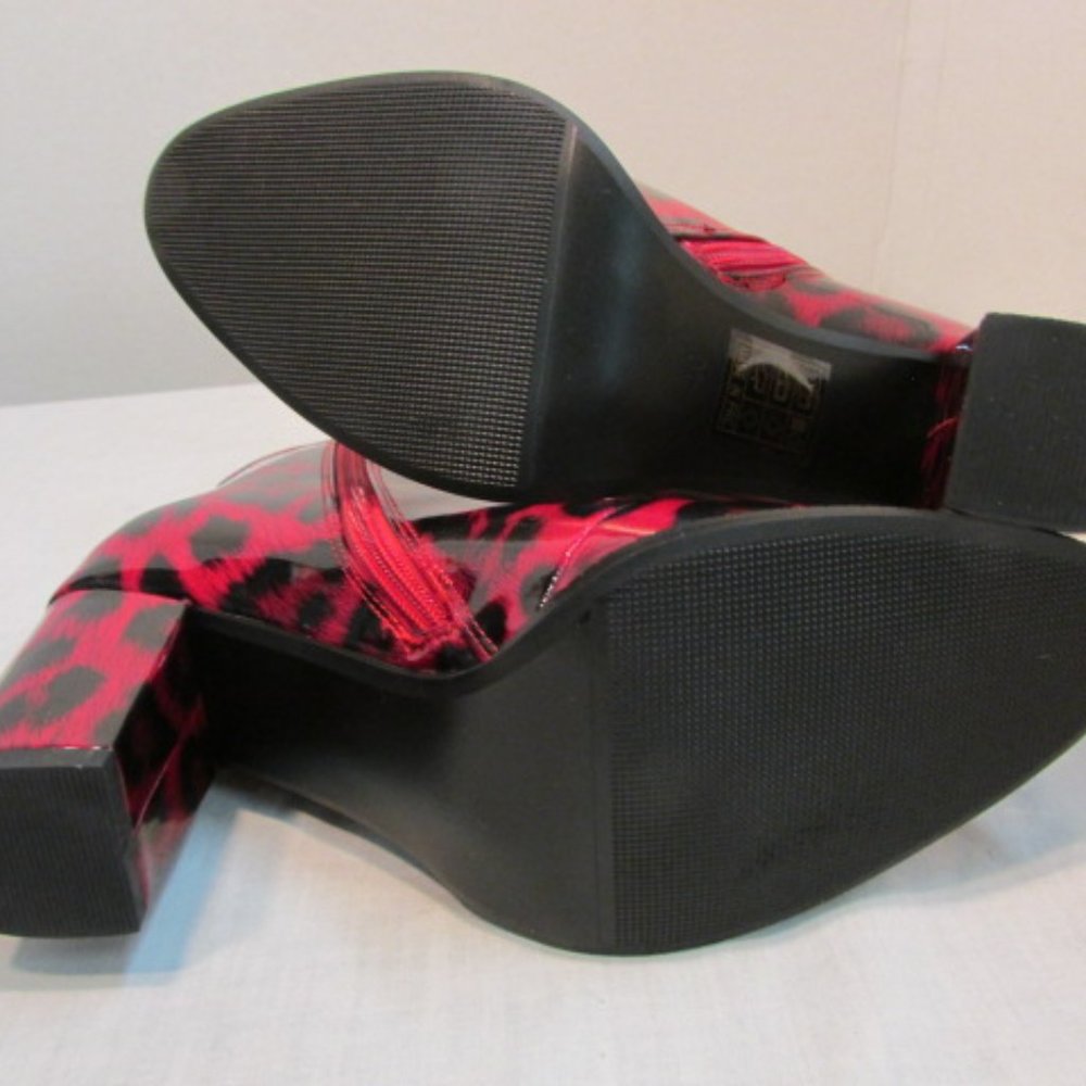 Ninety Union Milano Red Ankle Booties - Picture 10 of 12